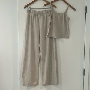 CloudKnit Wide Leg Pant set